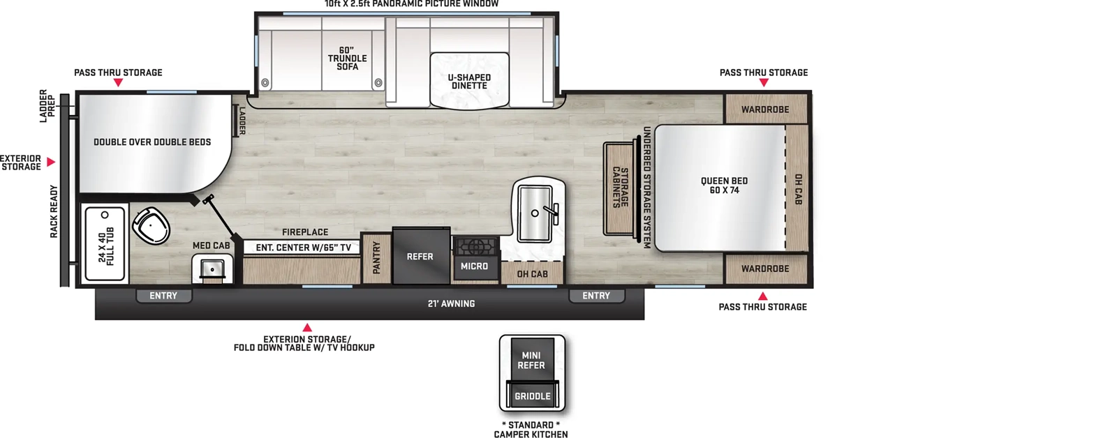 273DBHCK Floorplan Image